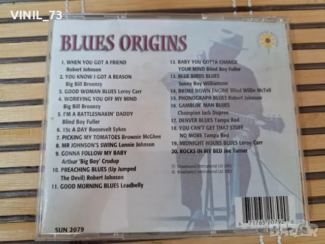 BLUES ORIGINS- VARIOUS ARTIST, снимка 3 - CD дискове - 49785232