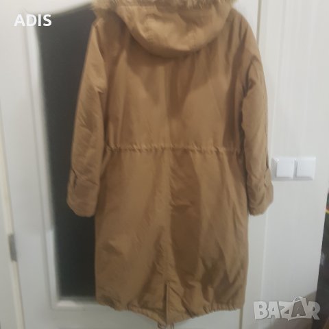 NAF NAF original зимно яке парка манто/3/4 пухена подплата , снимка 10 - Палта, манта - 38926732