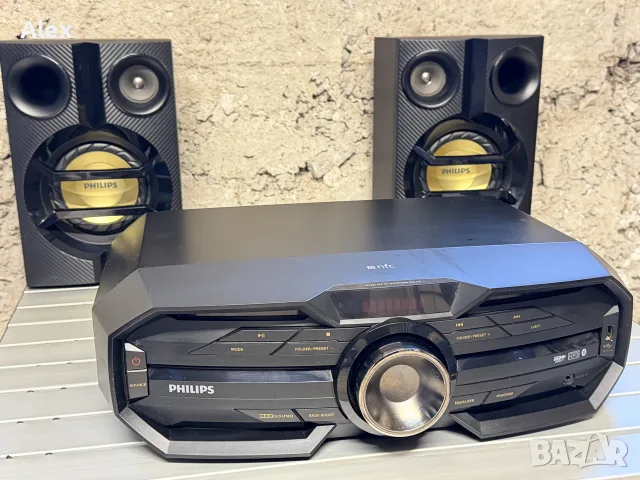 Аудио система PHILIPS FX15/12, Черна, снимка 2 - Аудиосистеми - 56364083