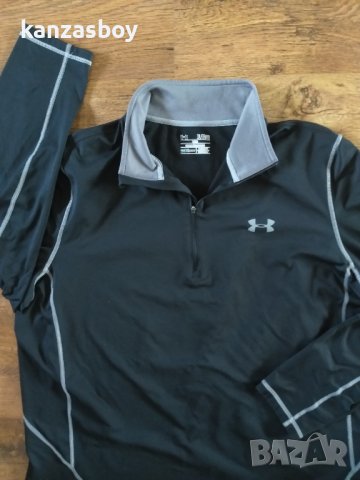 Under Armour Coldgear 1/4 Zip - страхотна мъжка блуза ХЛ, снимка 4 - Спортни дрехи, екипи - 42081286