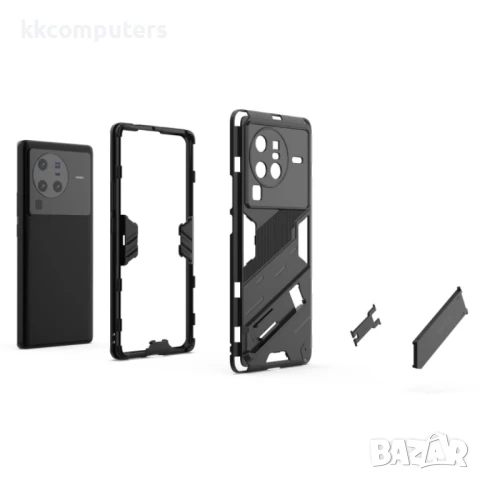 vivo X80 Pro Punk Armor Удароустойчив Калъф и Протектор, снимка 5 - Калъфи, кейсове - 50741625