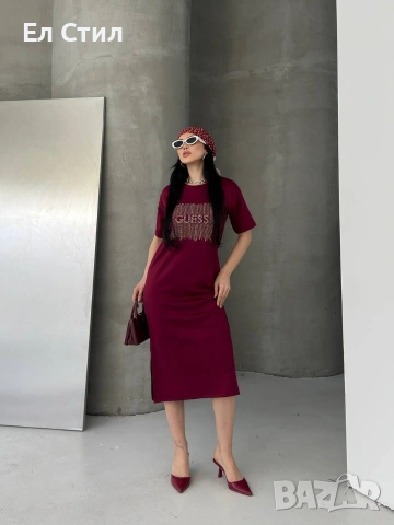 🩷Дамска рокля ✨🔥🔥🔥 👍 ✨𝗣𝗿𝗶𝗰e :19€ НА ЕДРО ✨𝗦ı𝘇𝗲: S M L XL XXL 📌5 бр, снимка 6 - Рокли - 53672009