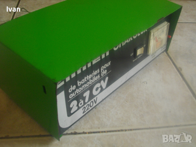 Немско 12 Волта Акумулаторно Зарядно-Старо Качество-Отлично-0-8 Ампера-Масивно-1кг-Einhell Chargeur, снимка 14 - Други инструменти - 44817407