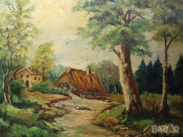 Голяма картина масло -  пейзаж, снимка 12 - Картини - 41168025