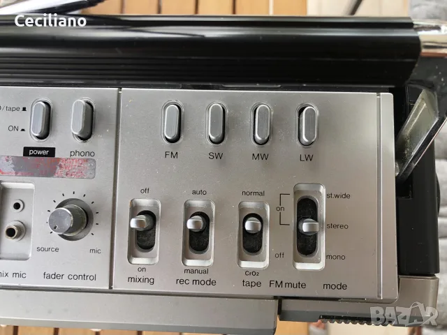 🔥SHARP GF 9191 E-Много свирещ радиокасетофон от серията! , снимка 14 - Радиокасетофони, транзистори - 56164362