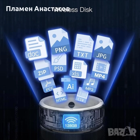 JAKCOM R5 – преносим умен пръстен с RFID, NFC и 128 GB безжичен диск, снимка 7 - Друга електроника - 52291138