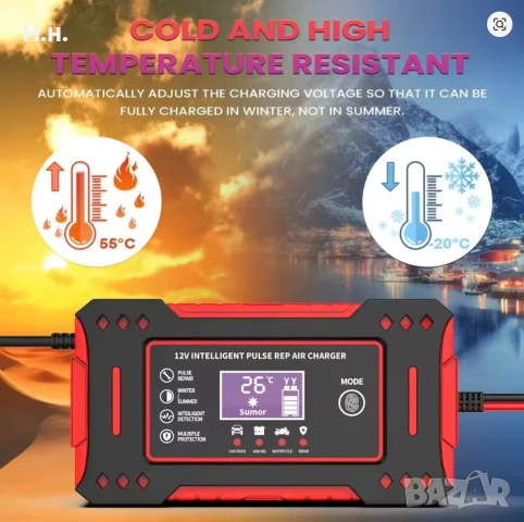 Зарядно за акумолатор, снимка 2 - Аксесоари и консумативи - 53310801