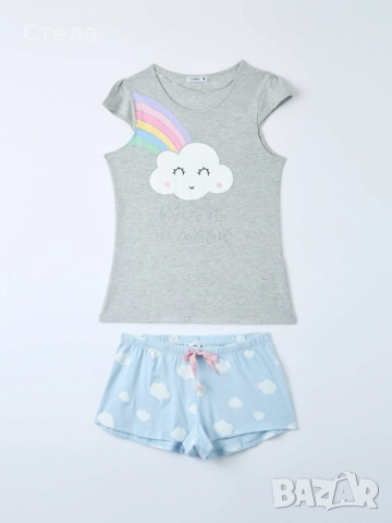 TERRANOVA дамска къса пижама / за момиче, РАЗЛИЧНИ ЦВЕТОВЕ, с десен, нови, етикет, снимка 7 - Пижами - 47144093