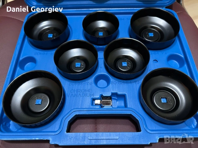 Нов Унивесален Комплект ключове за смяна на маслени филтри 15 части