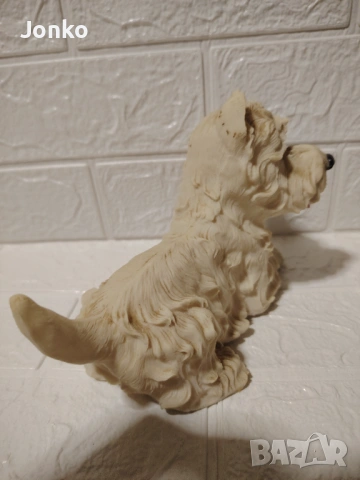  Статуетка куче полирезин , снимка 7 - Статуетки - 53170557