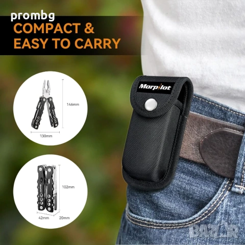 мултифункционален инструмент, клещи, 25 ч, битове, остриета, Германия, снимка 7 - Клещи - 34814592