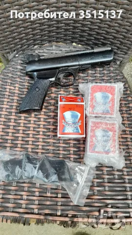Webley tempest въздушен пистолет  английски  , снимка 2 - Антикварни и старинни предмети - 49964837