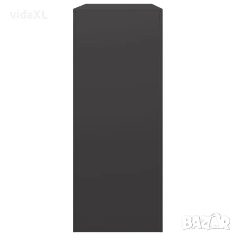 vidaXL Стойка за дърва, черна, 100x40x100 см, стомана, снимка 5 - Дърва за огрев - 56148204