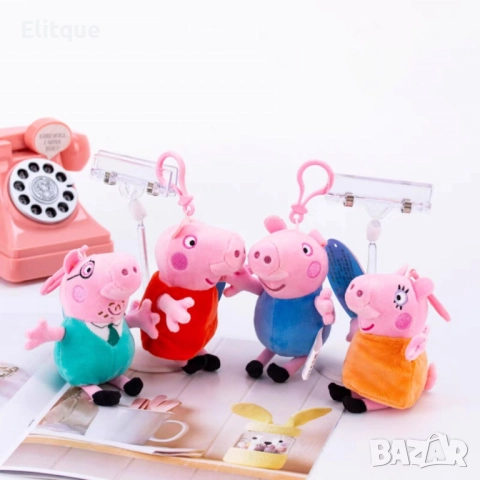 Весели приключения със семейството на Пепа Пиг: Детски ключодържател за малки фенове, снимка 2 - Други - 52894869