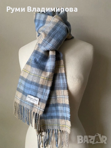 Мъжки, кариран шал от 100 % кашмир, Маrchbrae