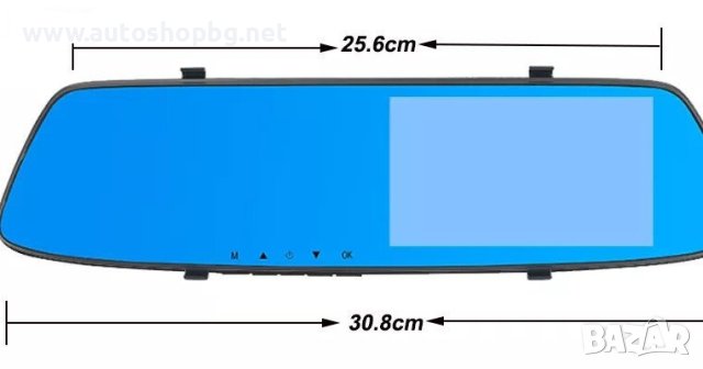 Видеорегистратор огледало+задна камера, FHD, G-Sensor, снимка 2 - Аксесоари и консумативи - 41866912