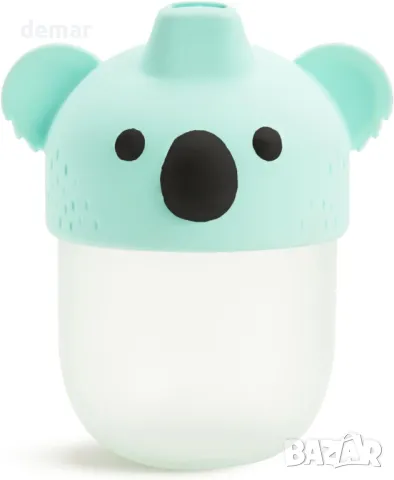 Munchkin 3D Koala Soft-Touch Spill-Proof Sippy Cup, 240 мл. BPA-Free преходна чаша за малки деца