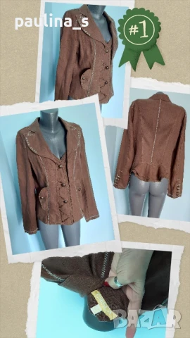 Три различни броя / Дизайнерско сако "CISCO", "Emilia Lei" / голям размер, снимка 2 - Сака - 36474726