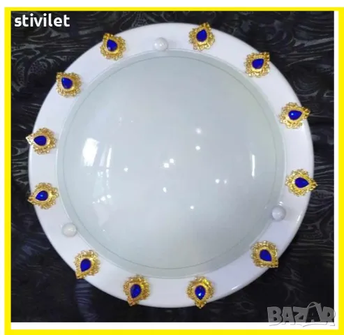 ПЛАФОН СИНЯ КАПКА  - НОВО- 3D ЕФЕКТ.