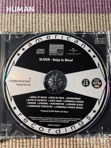 SLAYER - Slipknot , снимка 3 - CD дискове - 40604224