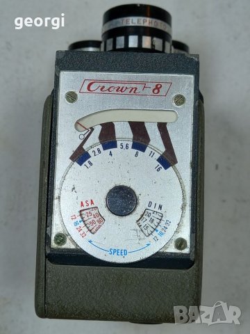 Ретро японска камера Crown 8, снимка 5 - Колекции - 35939943