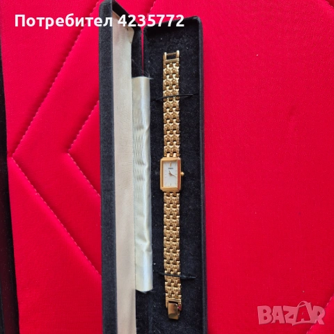 SEIKO Оригинален кварцов позлатен винтидж часовник. , снимка 2 - Дамски - 53400988