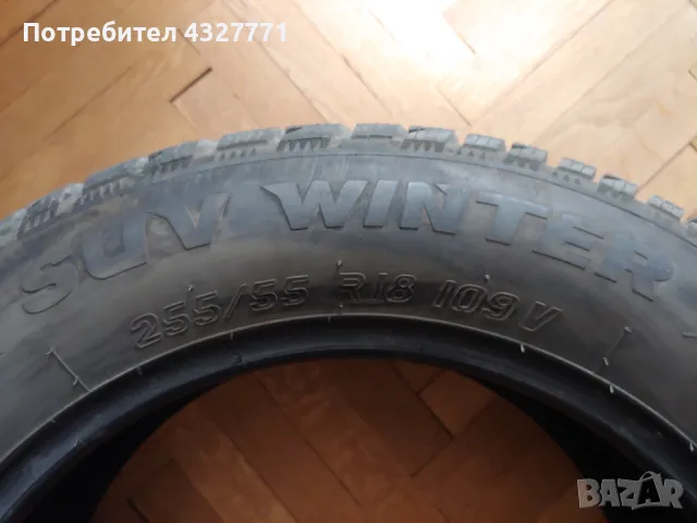 Като нова зимна гума TIGAR SUV Winter 255/55/R18 109V с 9-10 мм грайфер, снимка 5 - Гуми и джанти - 48403908