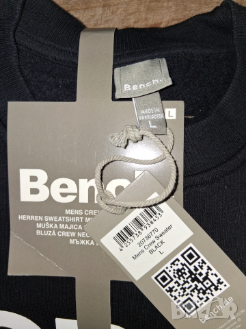 р-р L BENCH MEN Neck Sweatshirt, снимка 2 - Спортни дрехи, екипи - 51543941
