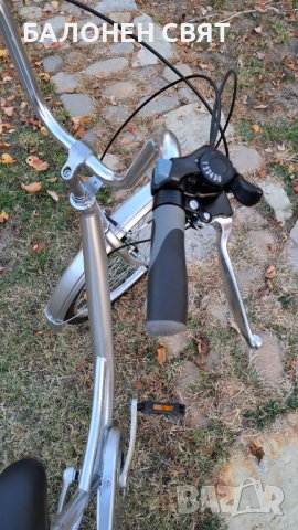 24 цола 6 скорости Нов Триколесен Велосипед с преден фар и заден кош , снимка 6 - Велосипеди - 38627030