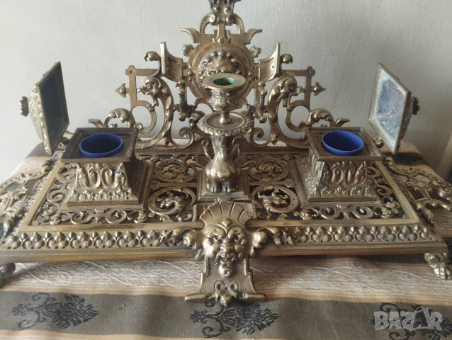 Викторианска мастилница-уникат, снимка 6 - Други ценни предмети - 50970023