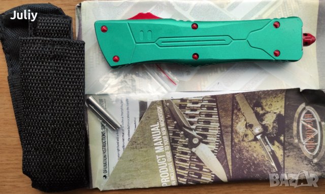  Microtech combat troodon tanto bounty hunter, снимка 4 - Ножове - 39285275