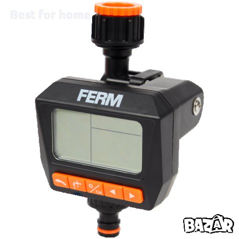 Програматор- таймер за вода FERM Дигитален, снимка 2 - Напояване - 41716443