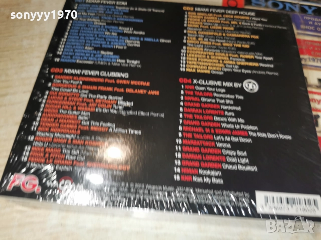 MIAMI FEVER 4CD-ВНОС FRANCE-4 ДИСКА ЗА 45ЛВ КОЛЕДНО 1912250810, снимка 4 - CD дискове - 52844324
