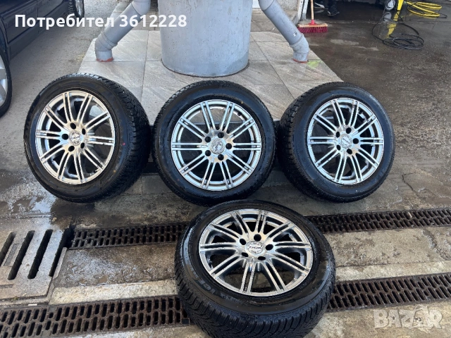 Джанти с чисто нови зимни гуми 