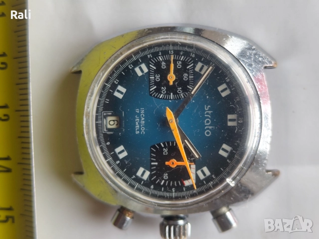 Швейцарски часовник хронограф , снимка 3 - Мъжки - 52187516