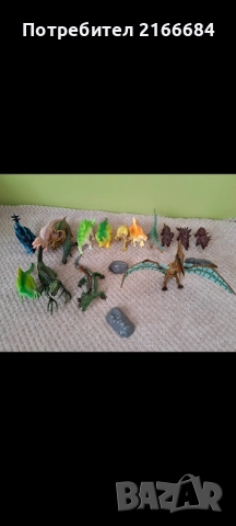 Детски играчки-гумени динозаври