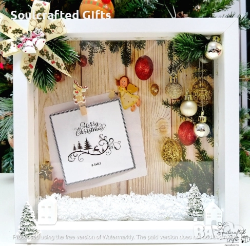 3D Коледна рамка с място за снимка, снимка 2 - Други - 52594822