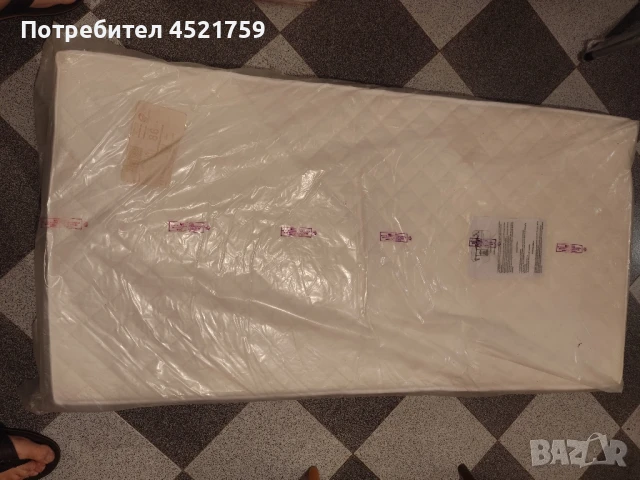 Матрак детско легло 140см/70см/10см, снимка 1