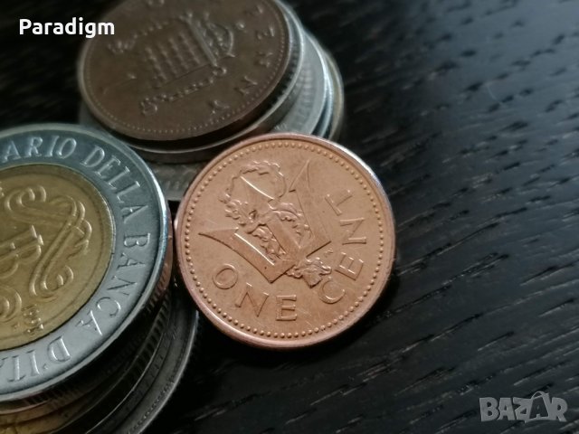 Монета - Барбадос - 1 цент | 2005г., снимка 1 - Нумизматика и бонистика - 34181137