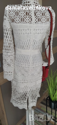 Изключително нежна рокля дантела, снимка 3 - Рокли - 52446114