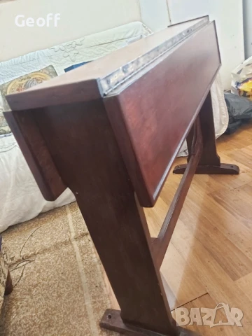 Vintage Folding Ship's Cabin Table, снимка 4 - Маси - 50685465