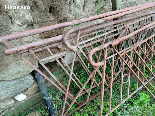 Интериорна ограда,истинско ковано желязо,стара изработка, снимка 6 - Огради и мрежи - 34437268