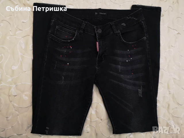 Черни дънки, снимка 3 - Дънки - 44827689