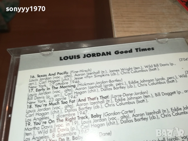 LOUIS JORDAN JAZZ CD 2108251612, снимка 17 - CD дискове - 51443470