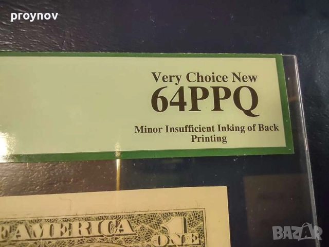 1981-64PPQ-PCGS-ERROR- КУРИОЗ-ГРЕШКА, снимка 3 - Нумизматика и бонистика - 51621200