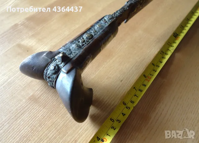 Ятаган,Османски,Балкански,златна набивка,няма кания, снимка 4 - Ножове - 49077258