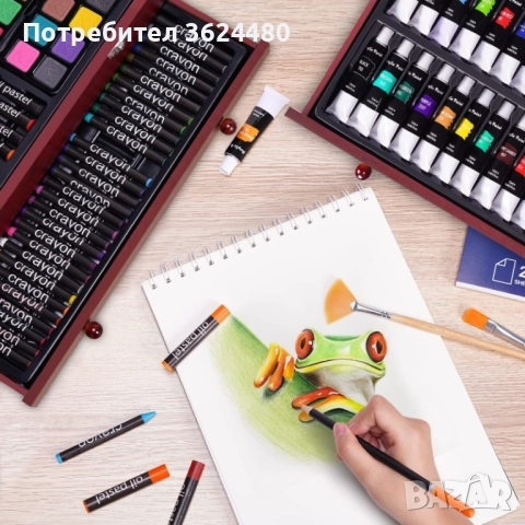Комплект за Рисуване (175 части)4736, снимка 2 - Рисуване и оцветяване - 52541629