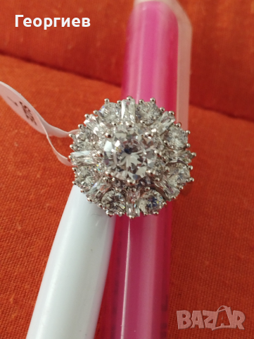 Бижутерия посребрена с родиево покритие по 10 лв.брой., снимка 9 - Пръстени - 44555971