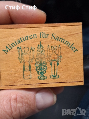 Миниатюрни дървени за колекционери, снимка 3 - Антикварни и старинни предмети - 52681898