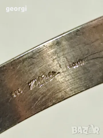 маркова твърда сребърна гривна белезник , снимка 6 - Гривни - 48658491